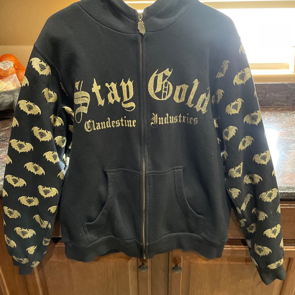 RARE Stay Gold Clandestine Industries hoodie